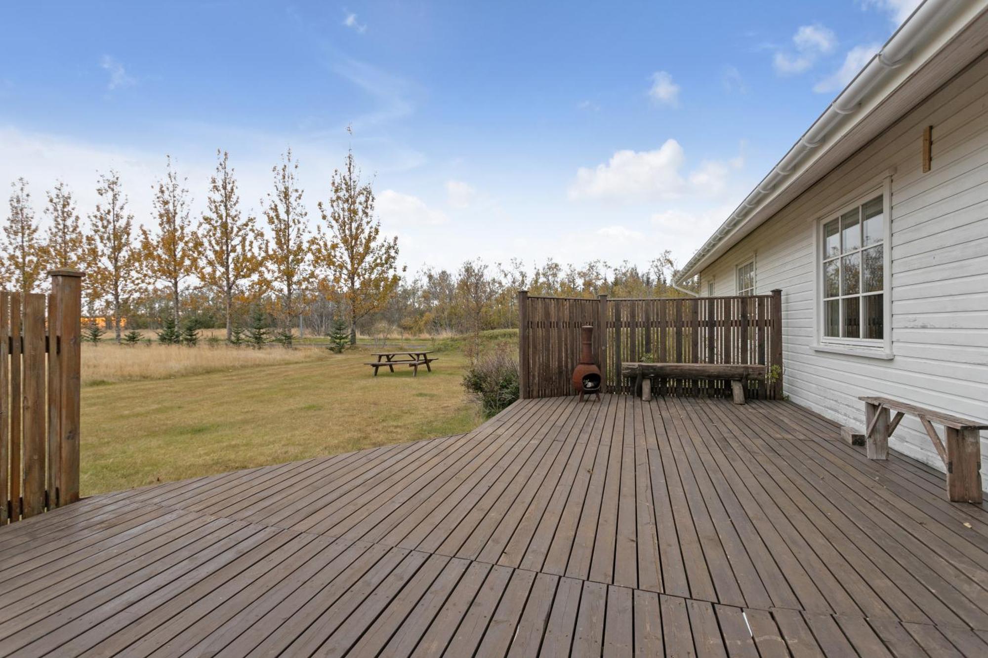 Charming Villa With A Hot Tub, By The Golden Circle Reykholt  Buitenkant foto